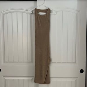 Elegant Hello Molly Backless Midi Dress